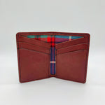 Load image into Gallery viewer, Red Leather Wallet Glencoe Design