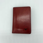 Load image into Gallery viewer, Red Leather Wallet Glencoe Design