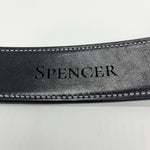 Load image into Gallery viewer, Black Leather Belt Doune Design