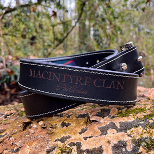 Black Leather Belt Lothian Design