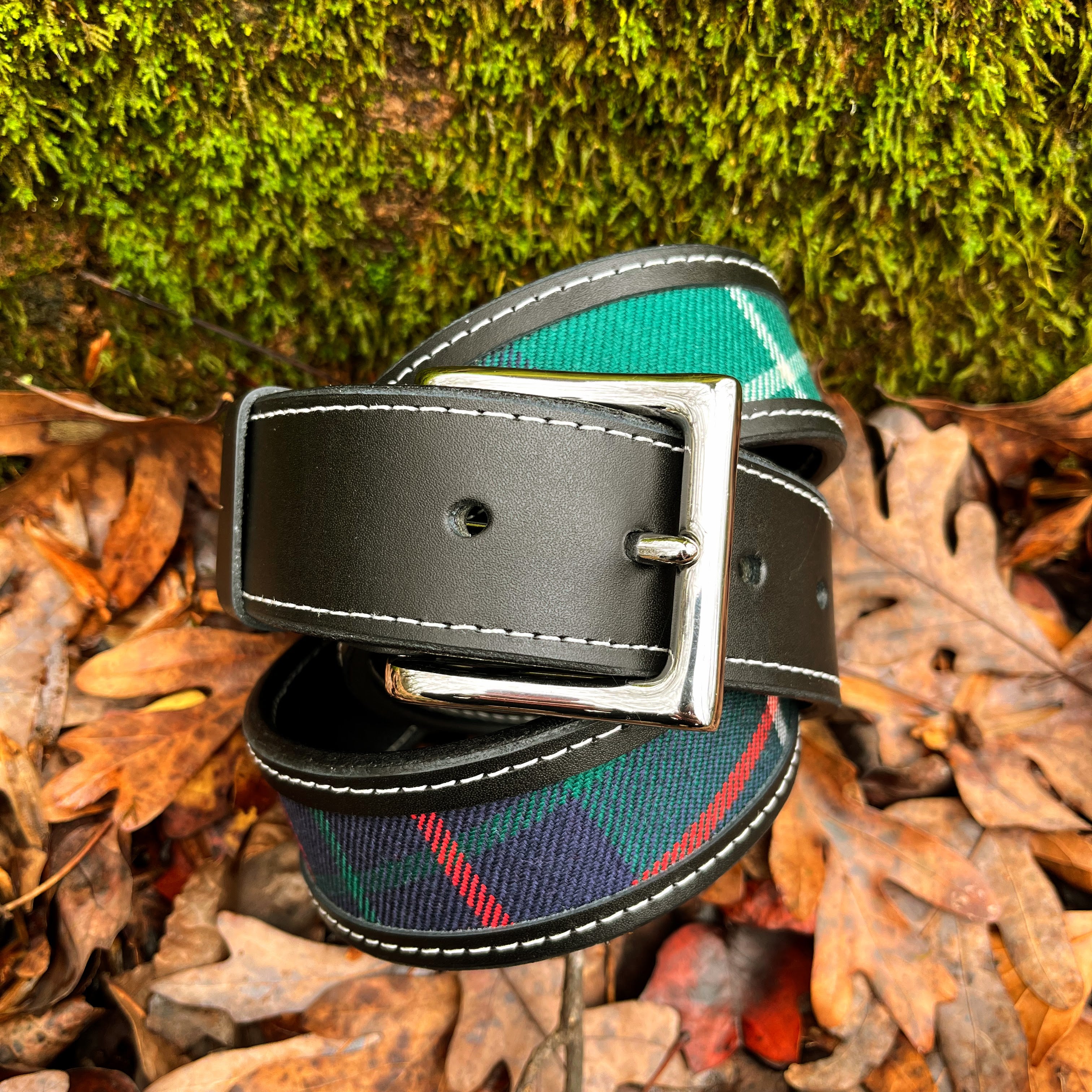 Black Leather Belt Lothian Design