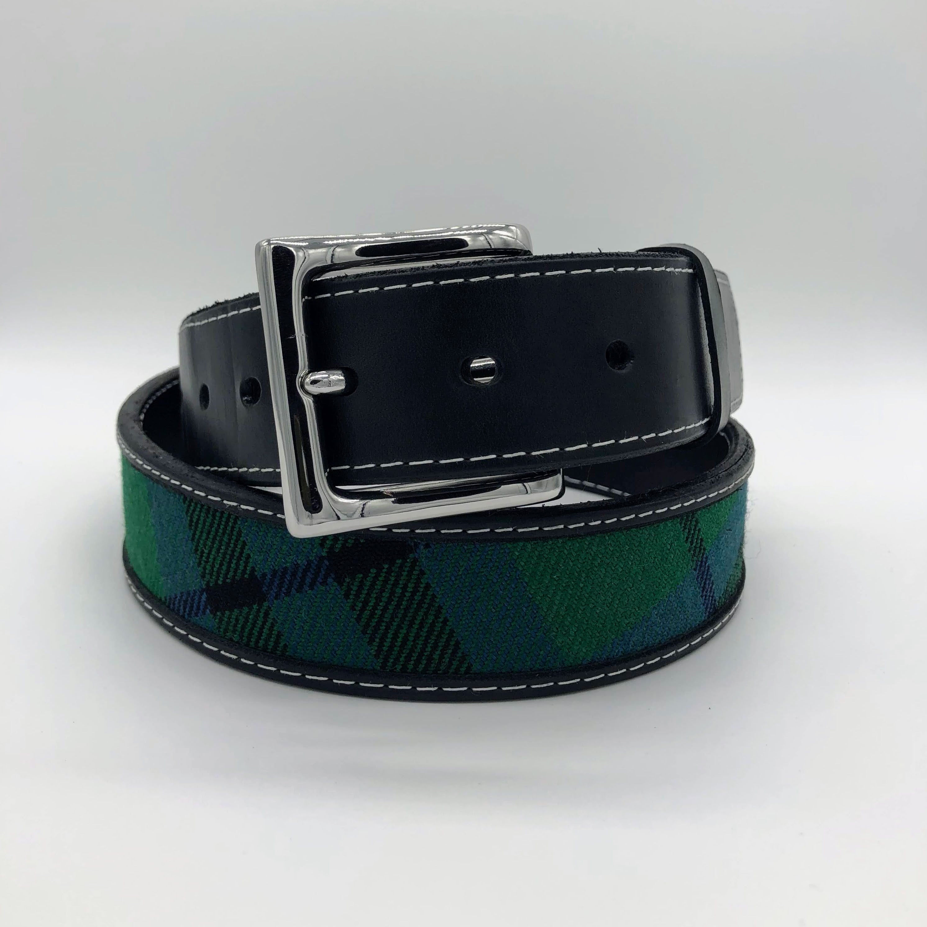 Black Leather Belt Lothian Design