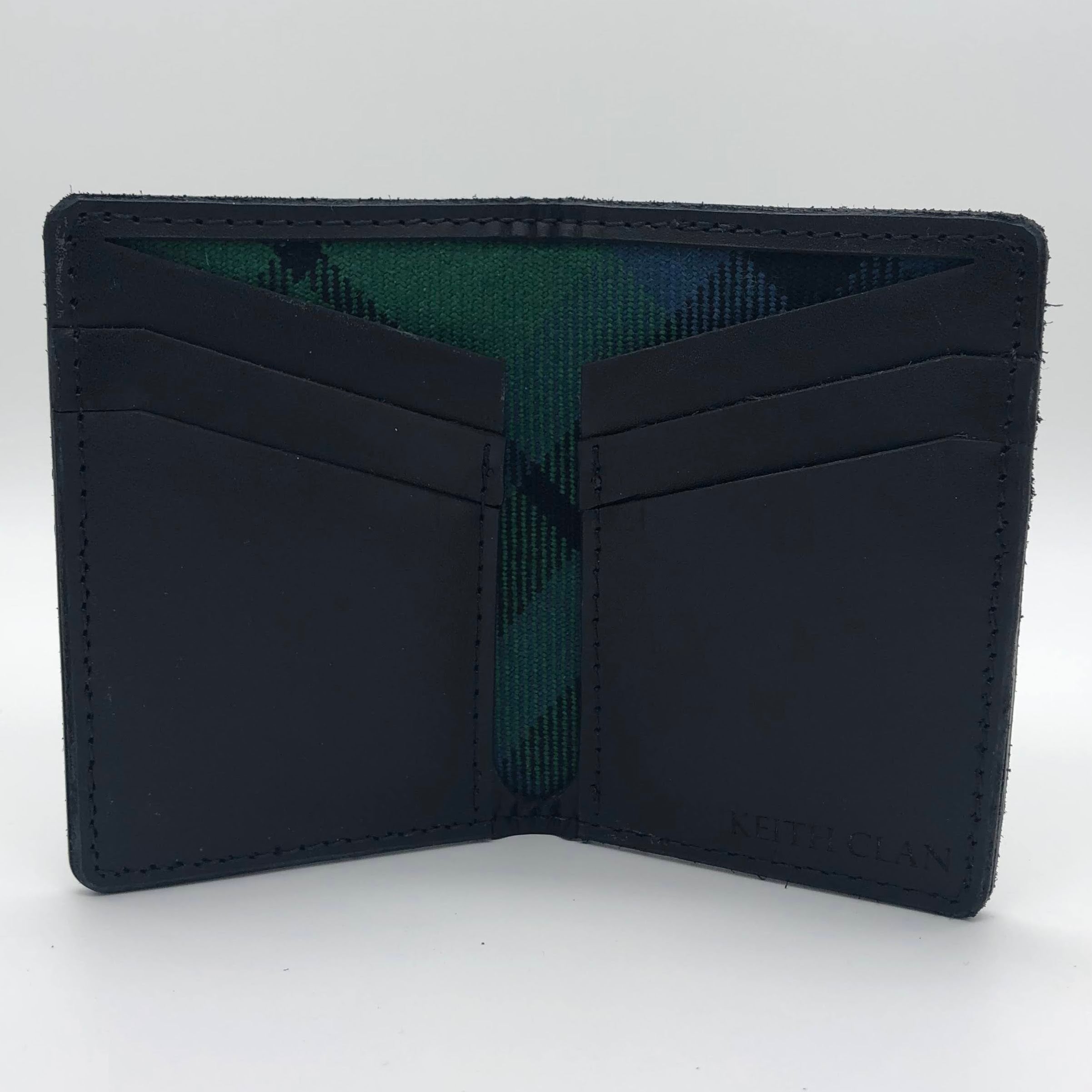 Black Leather Wallet Glencoe Design