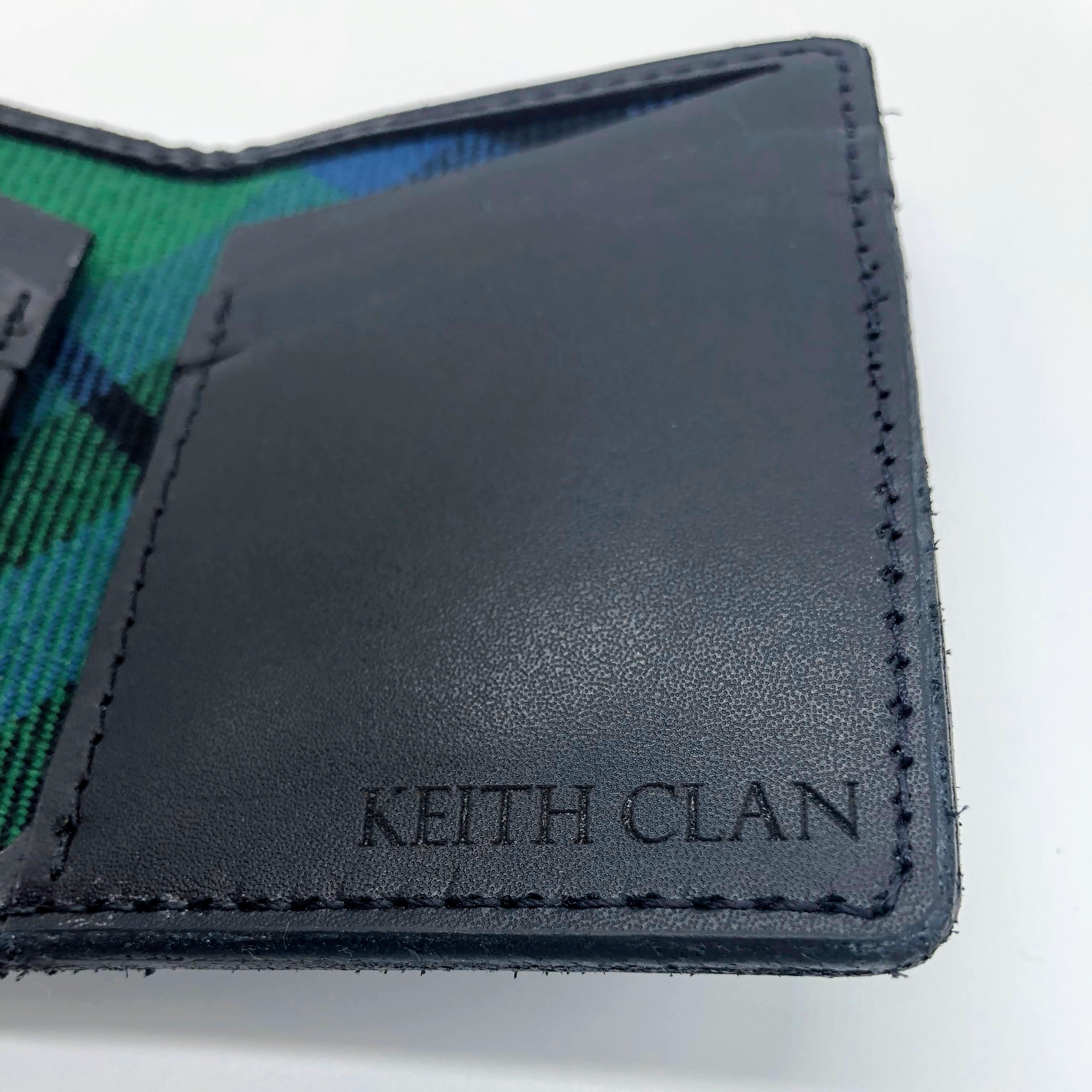 Black Leather Wallet Glencoe Design