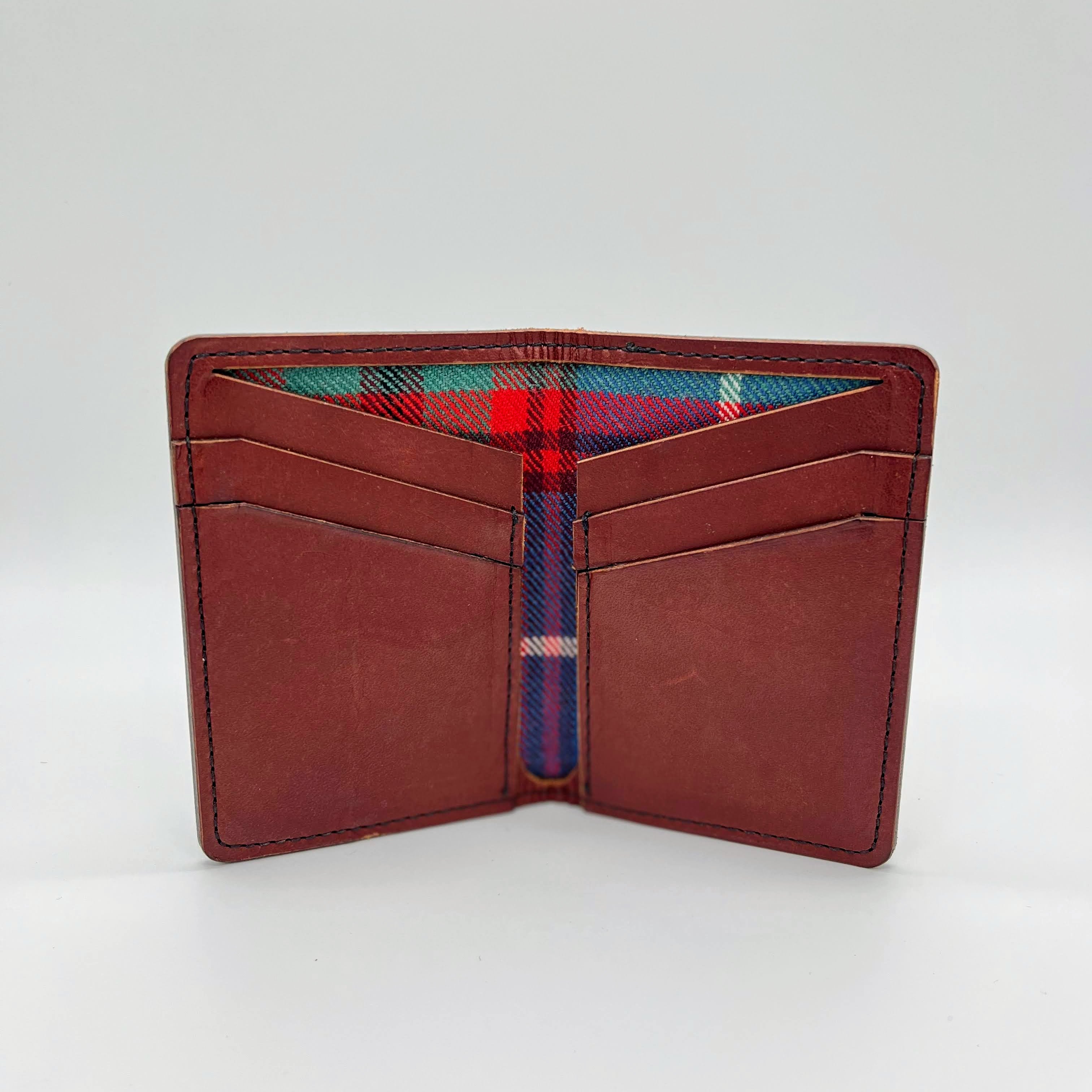 Red Leather Wallet Glencoe Design