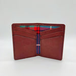 Load image into Gallery viewer, Red Leather Wallet Glencoe Design
