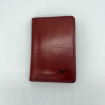 Load image into Gallery viewer, Red Leather Wallet Glencoe Design
